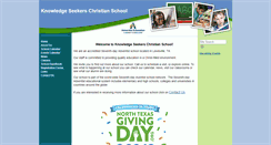 Desktop Screenshot of knowledgeseekersschool.org